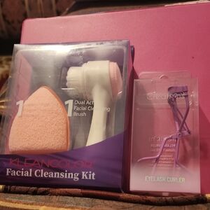 Kleancolor Facial Cleansing Kit and Eyelash Curler Set